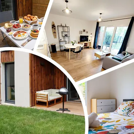 Le Jardin élégant&cosy, Pour 6 Personnes, Animaux Admis *